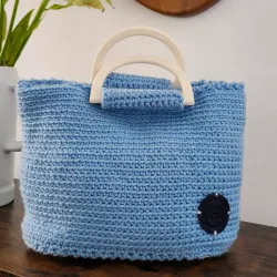 Bolso Glamurosa azul celeste