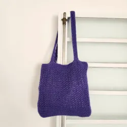 Bolso simple morado