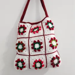 Bolso Tulip blanco y Rojo 🤍❤️