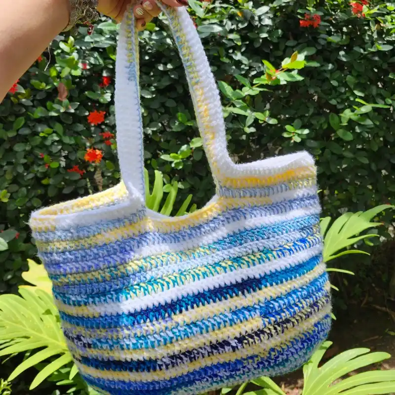 Cartera Cornalina "océano" 🌊🐚