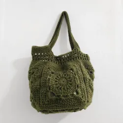 Cartera Natura verde