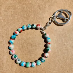 Charm de turquesa marmoleada