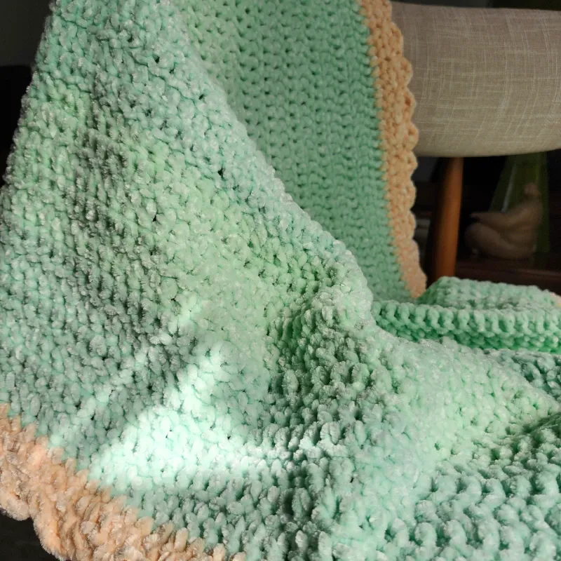Manta para bebé 🐛💚