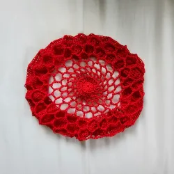 Mesh Hat/ Casquette rojo vivo