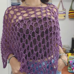 Poncho morado 💜