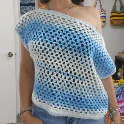 Poncho multicolor