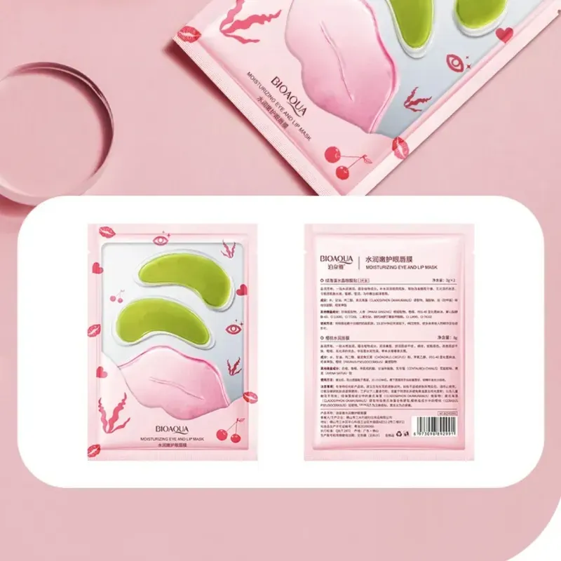 Duo de parches ojeras y labios bioaqua