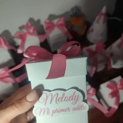 Cajas con lazo de cinta 🎀
