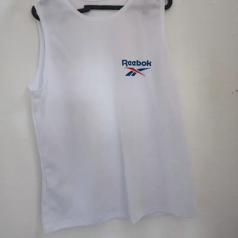 🎽 Camiseta blanca para adultos tela Dry Fit 
