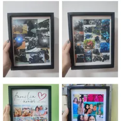 🖼️ Cuadros con el marco de madera negros