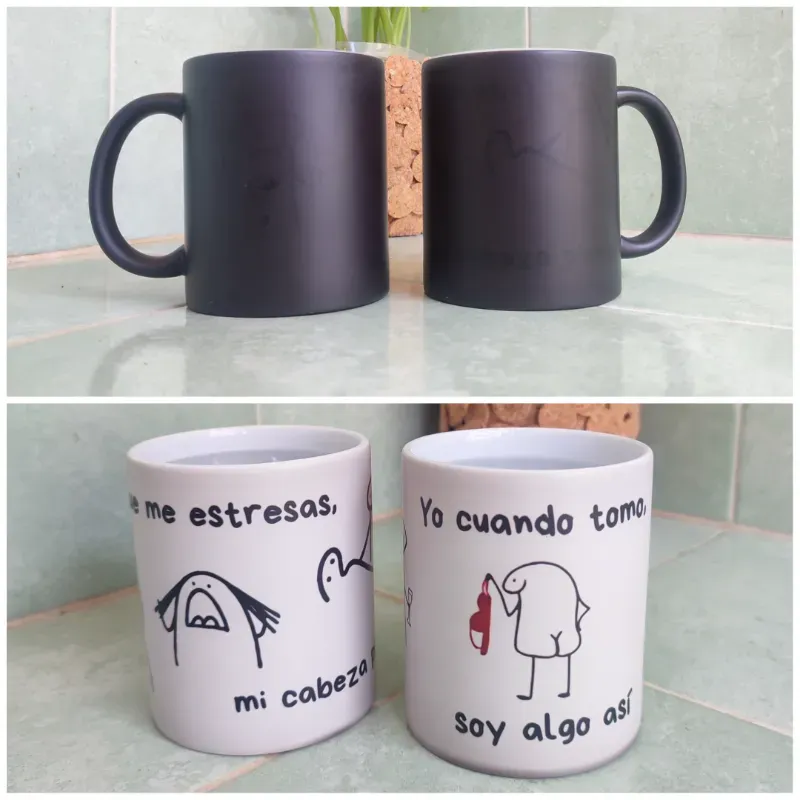 ✨Jarras de cerámica mágicas (calor) 11 onzas