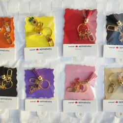 🔑 Llaveros de colores con hebilla🌈