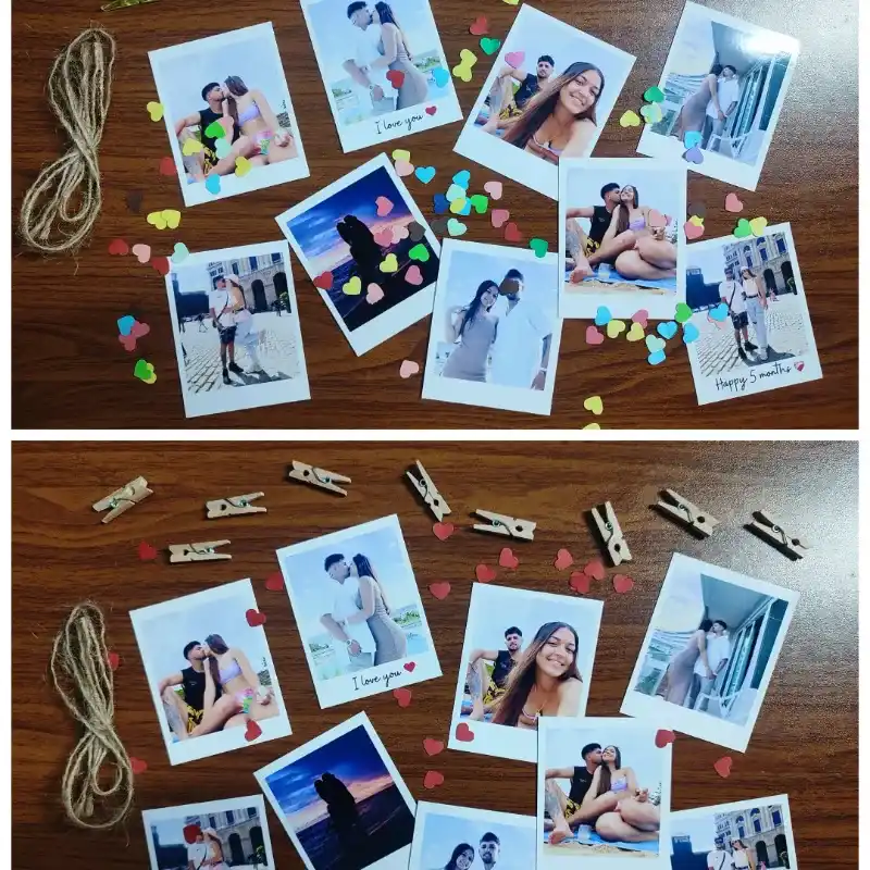 🖼️ Tendedero de hilo con tus fotos favoritas 😍 