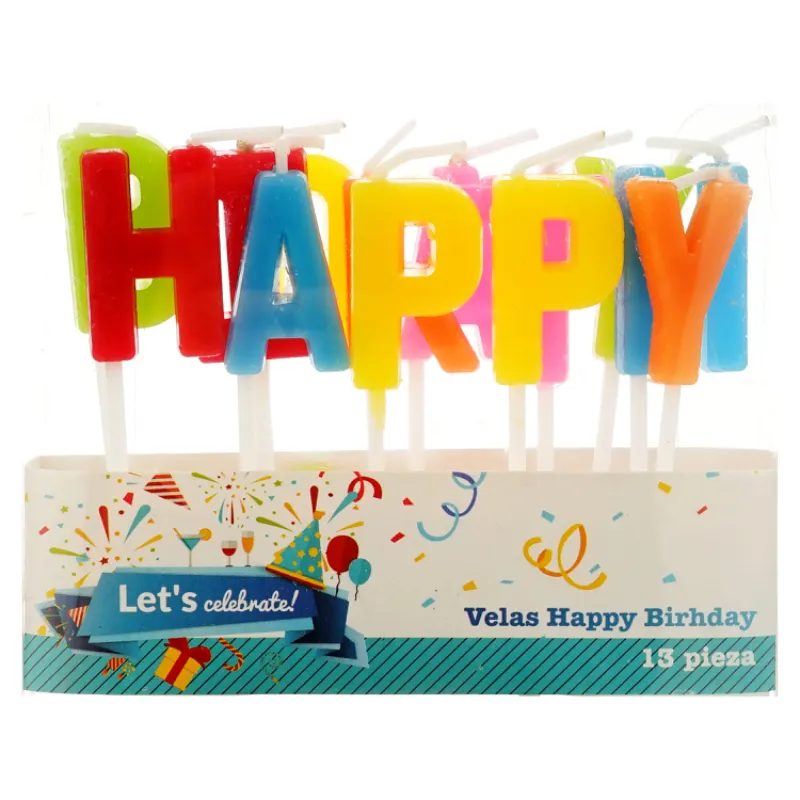 Velas Happy Birthday 