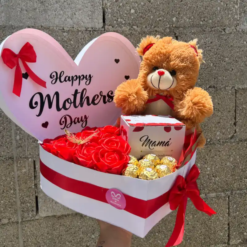 Caja oso para mamá 💞