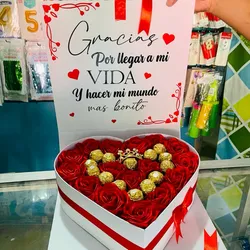 Caja súper mega corazón para mamá❤️