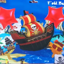 Set Globos Decoración "BARCO PIRATA"