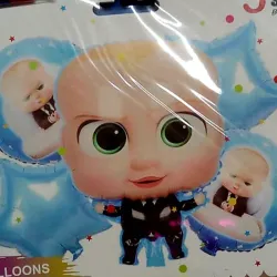 Set Globos Decoración "BEBÉ JEFAZO"