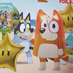 Set Globos Decoración "BINGO Y BLUEY"