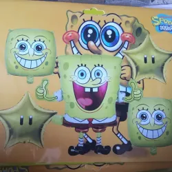 Set Globos Decoración de Bob Esponja