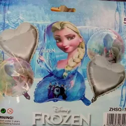 Set Globos Decoración "FROZZEN: ANNA Y ELSA"