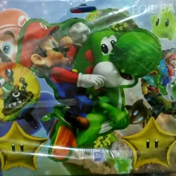 Set Globos Decoración "SUPER MARIO BROS"