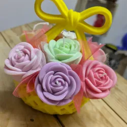 Cesta de flores