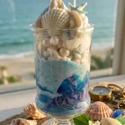 Copa temática del mar