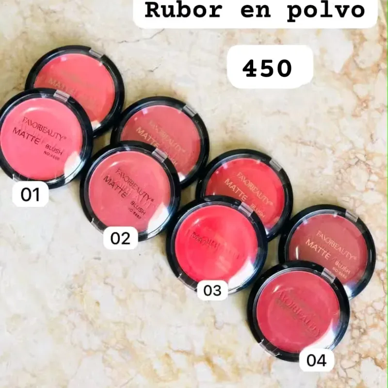 Rubor en polvo