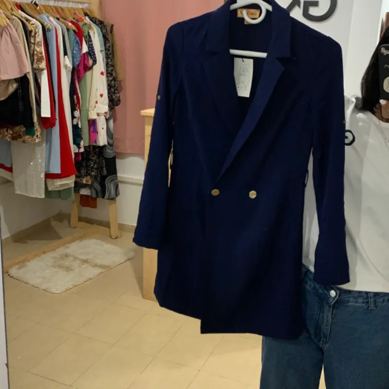 Vestido tipo Blazer Azul