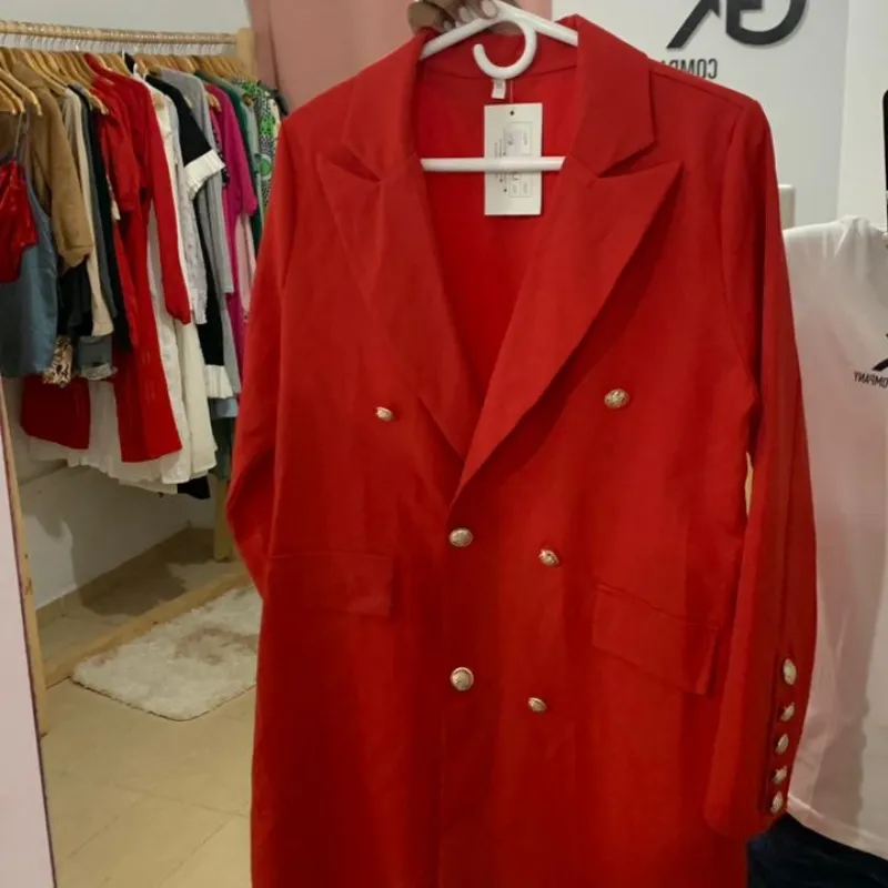 Vestido tipo Blazer Rojo