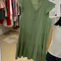 Vestido Verde Olivo