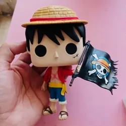 Monkey D. Luffy + Bandera