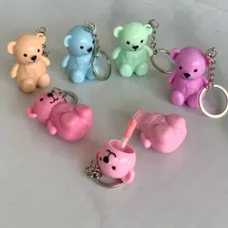 Brillo llavero osito 