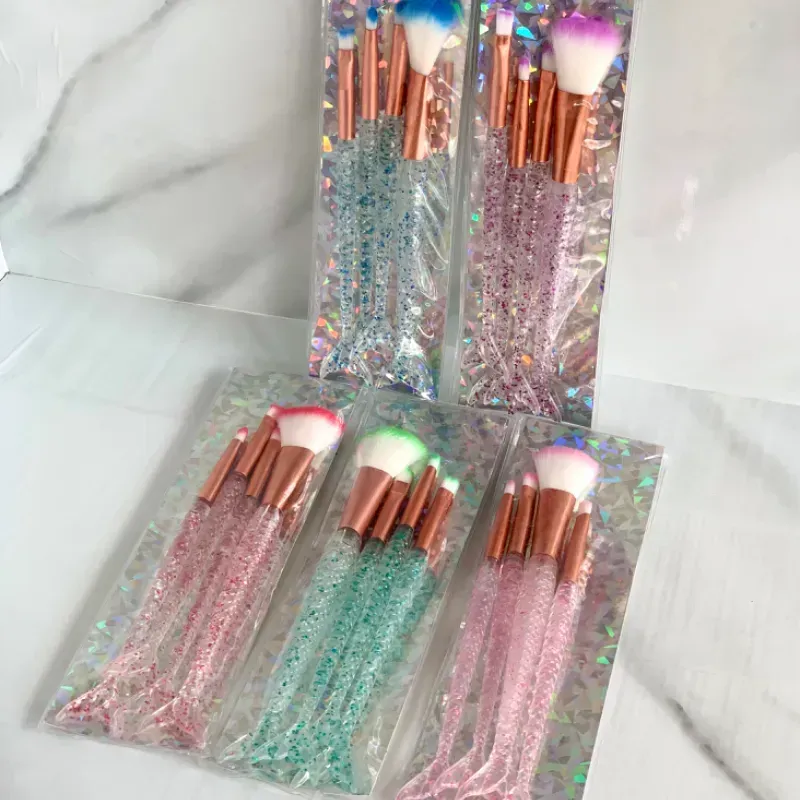 Juego de brochas (cola de sirena)