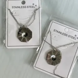 Juego de collar Ying Yang