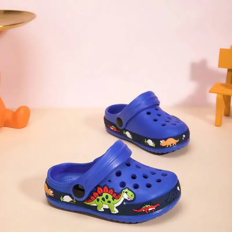 Sandalias infantiles con estampado de dinosaurios