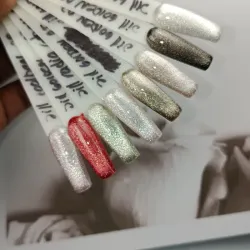 Esmaltes ojo de gato reflectivo