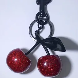 Llavero de Cherry rojo y negro Extra Grande