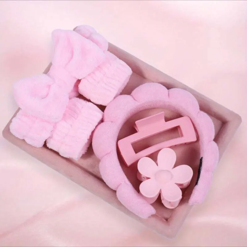 Set de 6 piezas (Diademas + muñequeras + pellizcos)