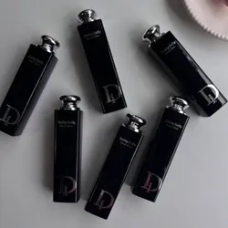 lip balm black estilo dior color rosa🖤