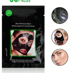 mascarillas faciales negras pell off 🩶