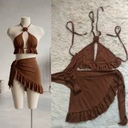 Bikini con Pareo 🤎