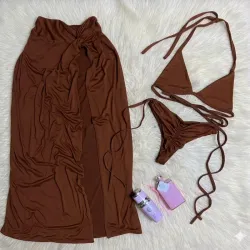 Bikini con Pareo 🤎