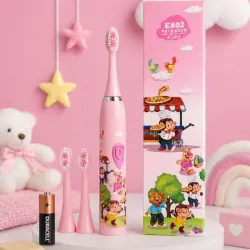 Cepillo eléctrico para niños rosa