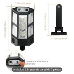 Luces recargable exteriores