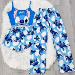 Pijama Stich Azul Claro 