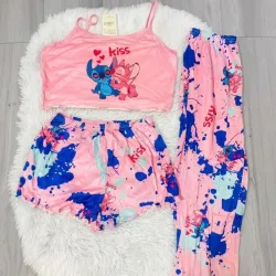 Pijama Stich Rosado