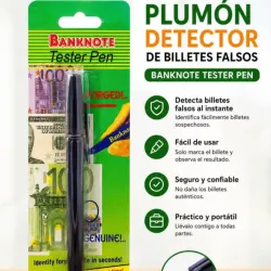 Plumones que detectan billetes falsos