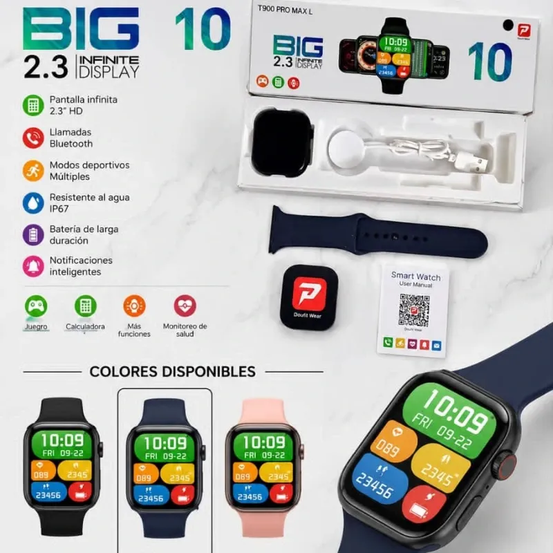 Reloj digital T900 pro max L